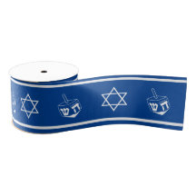 Chanukah Ruban bleu et blanc étoile de rêve David
