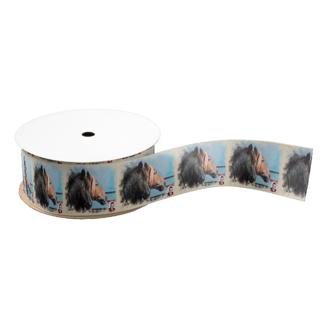 Ruban Gros-grain Chevaux/Cabalos/Horses (Bobine)