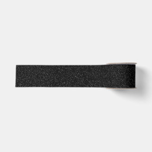 Ruban Gros-grain Collection Saint-Valentin Pailleté Noir Uni