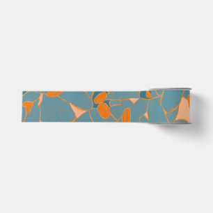Ruban Gros-grain Conception de feuille contemporaine en pêche