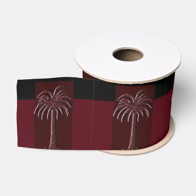 Ruban Gros-grain Conception de papier d'emballage de palmier Gameco (Bobine)