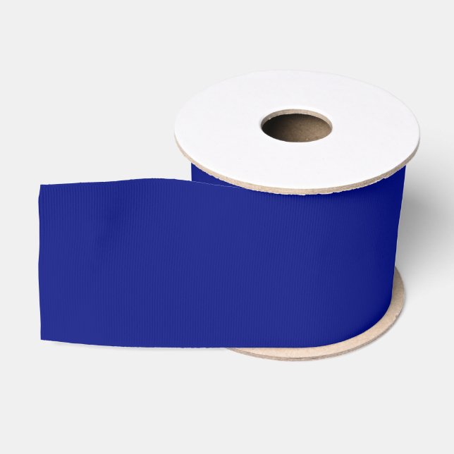 Ruban Gros-grain Couleur solide bleu profond (Bobine)
