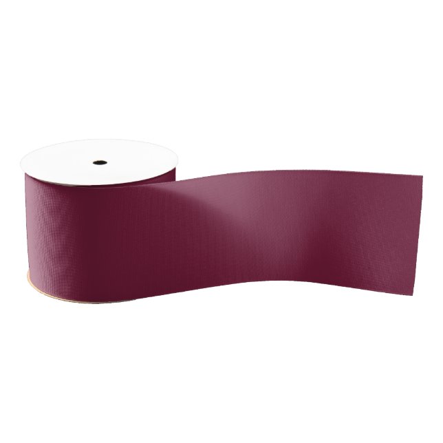 Ruban Gros-grain Couleur solide rouge betterave (Bobine)