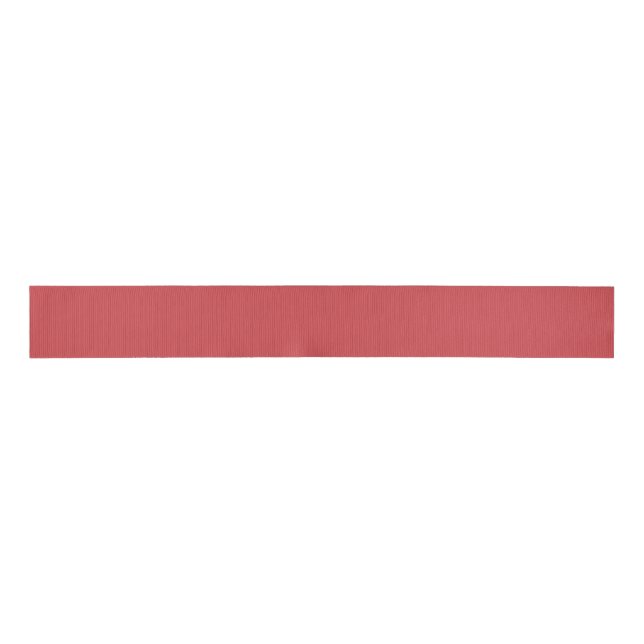 Ruban Gros-grain Couleur solide Vermillion anglais (Devant)