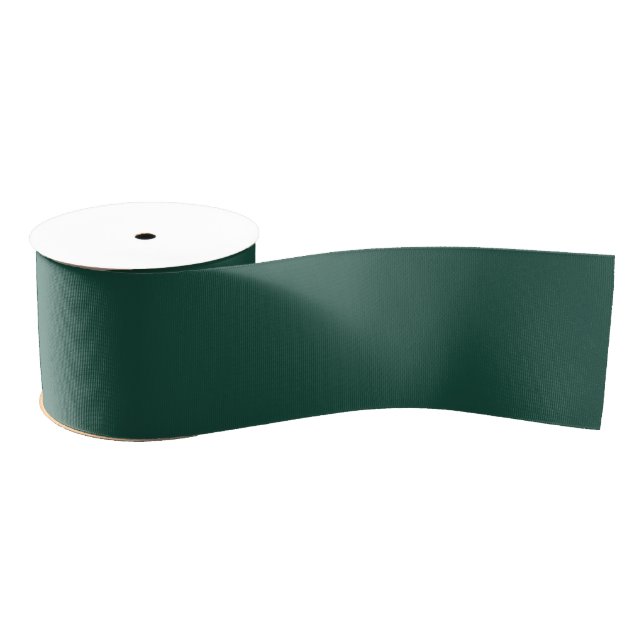 Ruban Gros-grain Couleur solide verte Brunswick (Bobine)