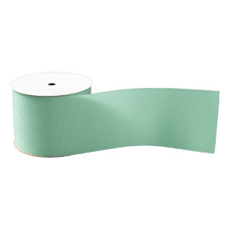 Ruban Gros-grain Couleur unie vert mousse moderne