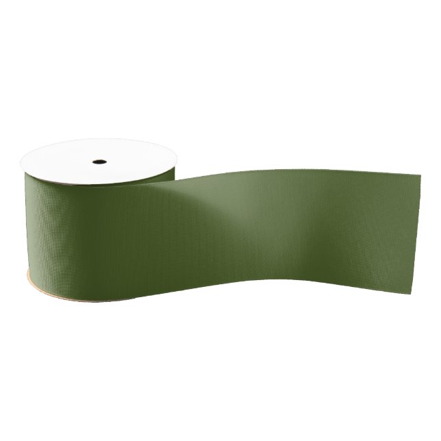Ruban Gros-grain couleur vert foncé (Bobine)