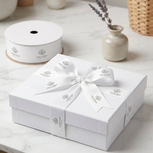 Ruban Gros-grain Custom Business Logo Packaging  (Custom Business Logo Packaging Grosgrain Ribbon)