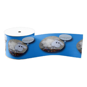 Ruban Gros-grain Cute Mouton Chinois Année Zodiac Anniversaire Ruba
