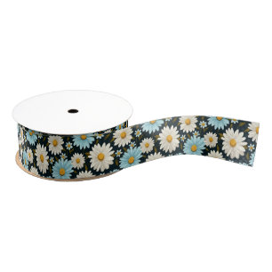 Ruban Gros-grain Daisies Ruban Grosgrain