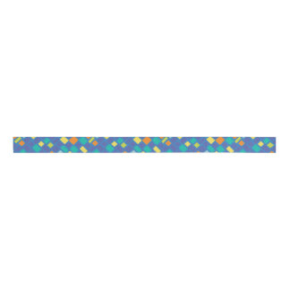 Ruban Gros-grain Damier enfant Ton frais