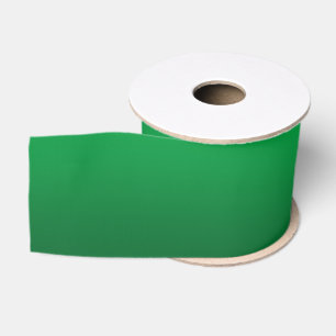 Ruban Gros-grain Dégradé de vert Kelly