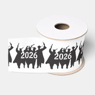 Ruban Gros-grain Diplômés 2026 Silhouettes