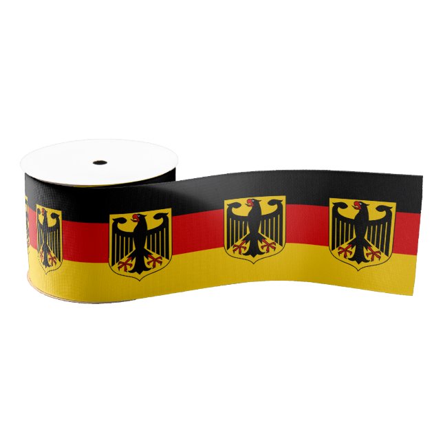 Ruban Gros-grain Drapeau allemand et aigle Allemagne Voyage, vacanc (Bobine)