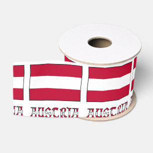 Ruban Gros-grain Drapeau autrichien