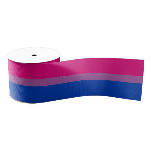 Ruban Gros-grain Drapeau bisexuel communauté de fierté / drapeau ge