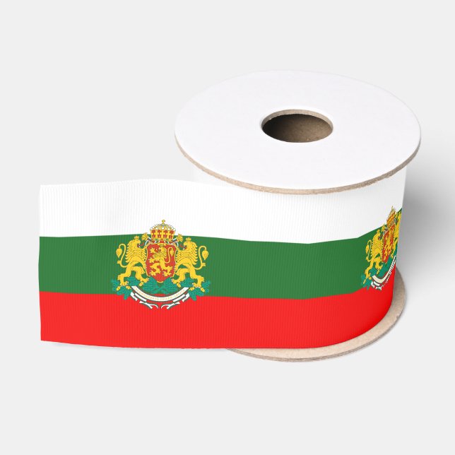 Ruban Gros-grain Drapeau bulgare (Bobine)