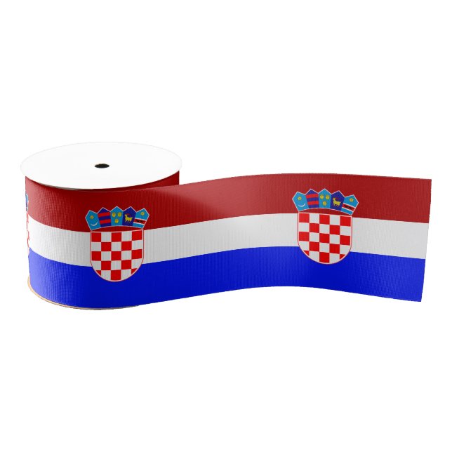 Ruban Gros-grain Drapeau croate (Bobine)