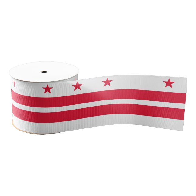 Ruban Gros-grain Drapeau DC (Bobine)