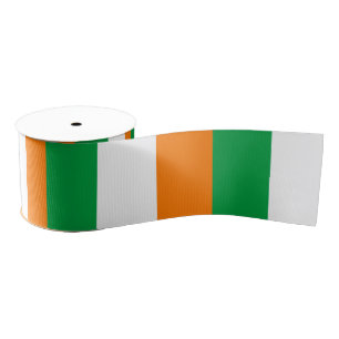 Ruban Gros-grain Drapeau de l'Irlande