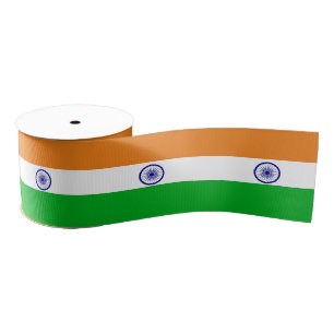 Ruban Gros-grain Drapeau indien