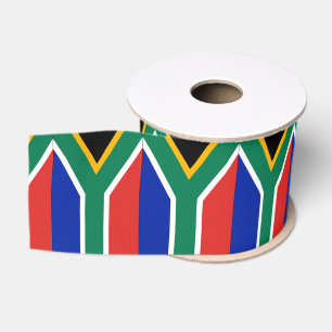 Ruban Gros-grain drapeau sud-africain