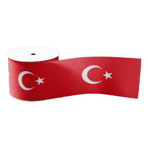 Ruban Gros-grain Drapeau turc et voyage en Turquie, vacances/sports