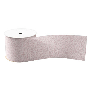 Ruban Gros-grain Élégant Rose Parties scintillant d'or Leopard Po