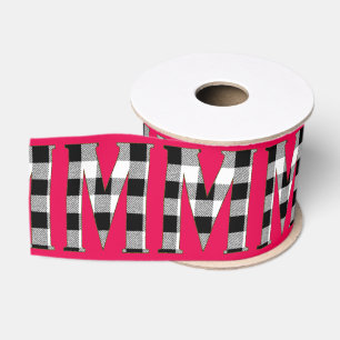 RUBAN GROS-GRAIN EN VICHY M
