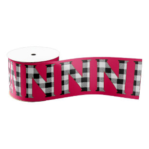 RUBAN GROS-GRAIN EN VICHY N