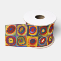 Étude de couleur de Kandinsky Carrés multicolores