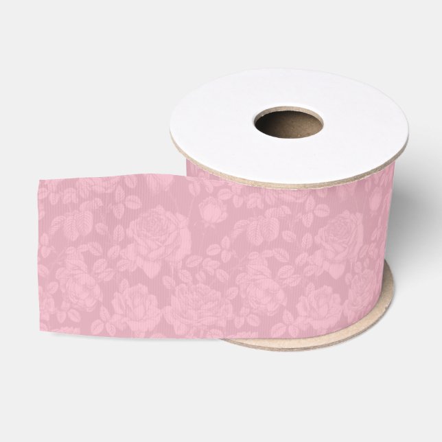 Ruban Gros-grain Fée de l'ombre de rose (Bobine)