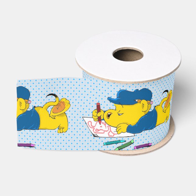 Ruban Gros-grain Ferald Drawing (Bobine)