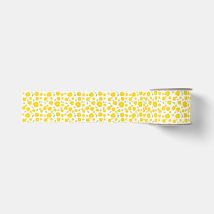 Ruban Gros-grain Fleur Jaune