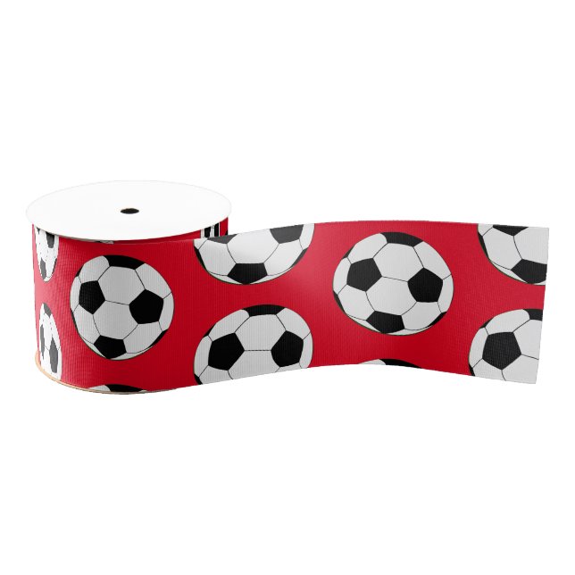 Ruban Gros-grain Football Ball tendance Mode Football /Sports fans (Bobine)