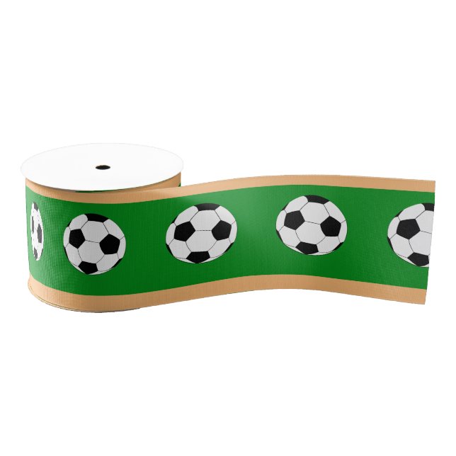 Ruban Gros-grain Football Ball tendance Mode Football /Sports fans (Bobine)