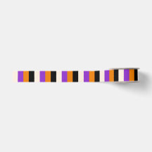 Halloween Orange Violet Noir Rayure