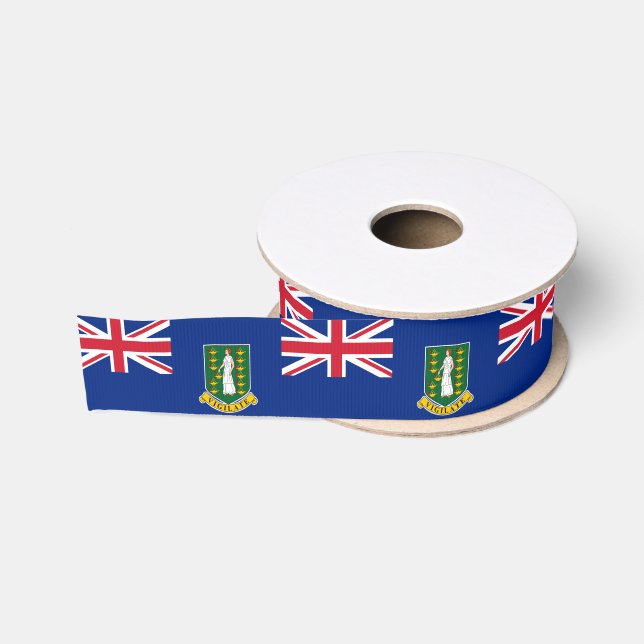 Ruban Gros-grain Îles Vierges britanniques (Bobine)