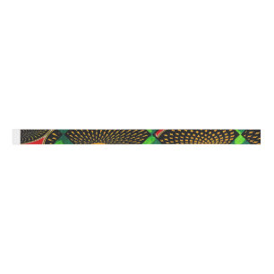 Ruban Gros-grain Impression Rasta Afrique
