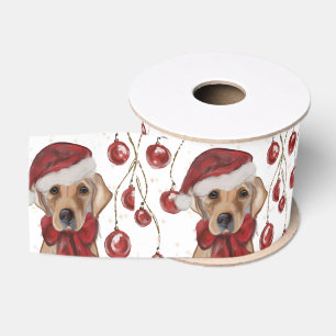 Ruban Gros-grain Impression sur toile Labrador Retriever