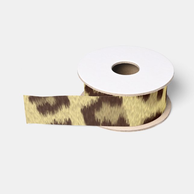 Ruban Gros-grain Imprimer Leopard / Cheetah (Bobine)