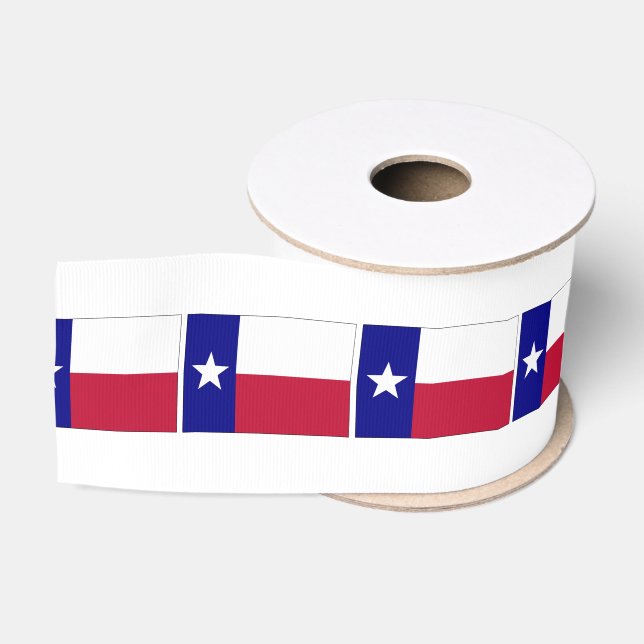 Ruban Gros-grain Indicateur Texas Lone Star (Bobine)