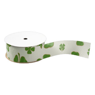 Ruban Gros-grain Irish Charm Whimsical St Patrick's Day