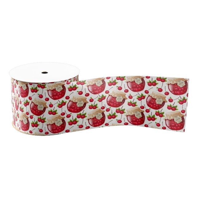 Ruban Gros-grain Jam cerise (Bobine)