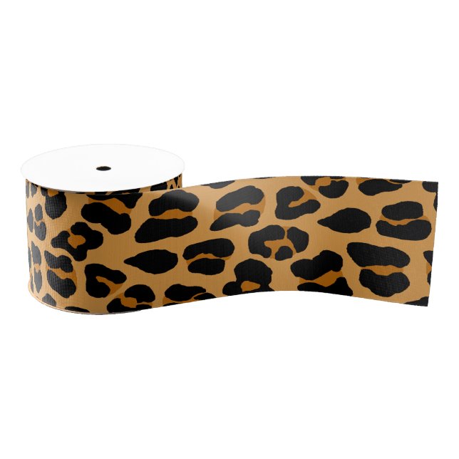 Ruban Gros-grain Leopard (Bobine)