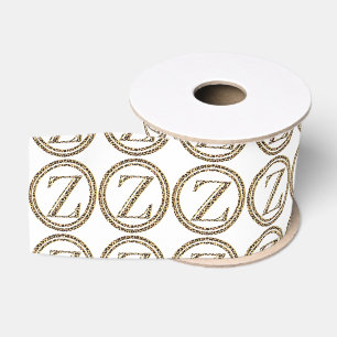 Ruban Gros-grain Leopard Z