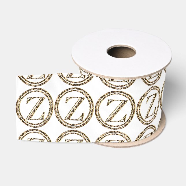 Ruban Gros-grain Leopard Z (Bobine)