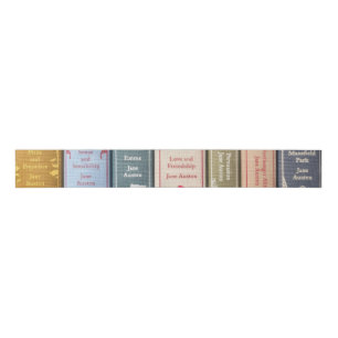 Ruban Gros-grain Les livres de Jane Austen