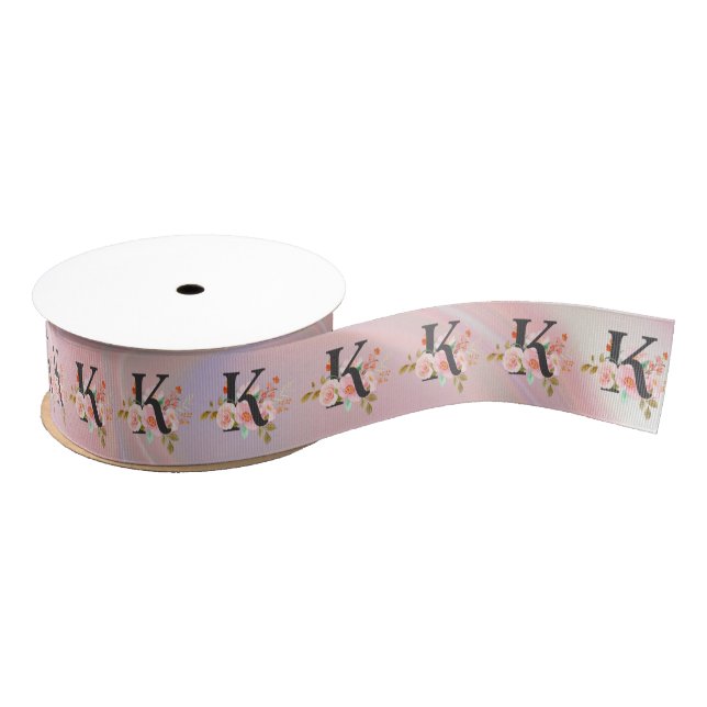 Ruban Gros-grain Lettre K (Bobine)