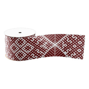 Ruban Gros-grain Lielvardes ceinture Motif de conception motif lett